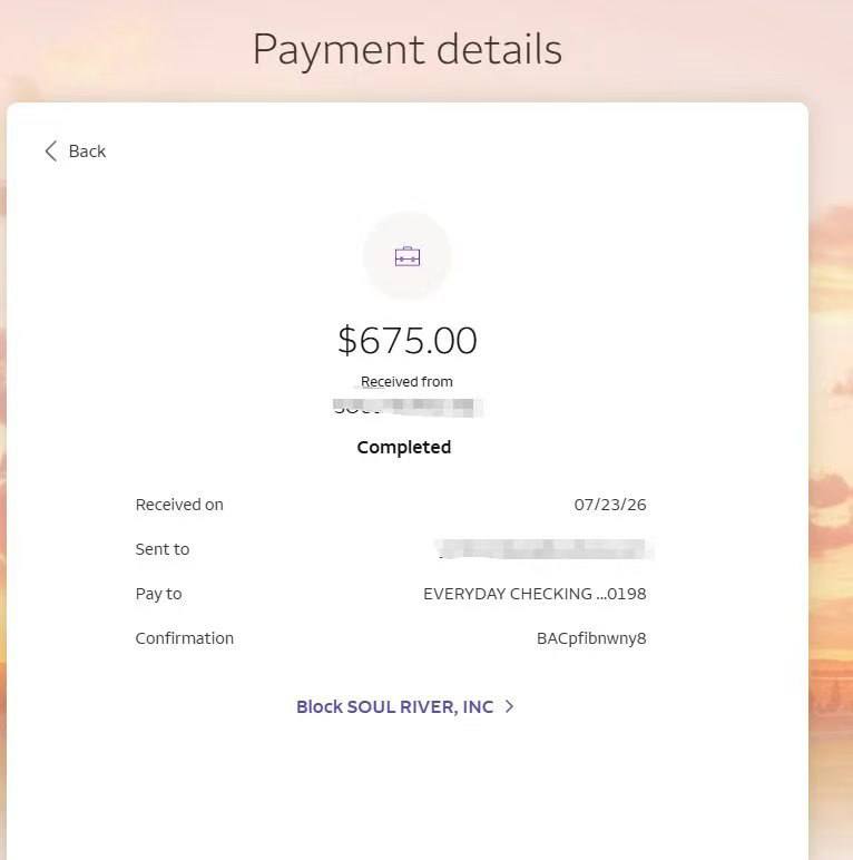Customer exchange confirmation 6