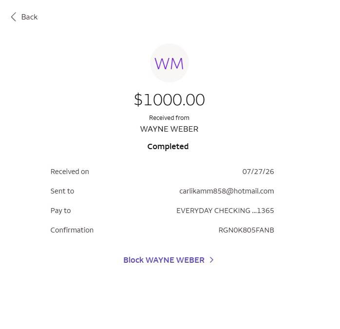 Customer exchange confirmation 8